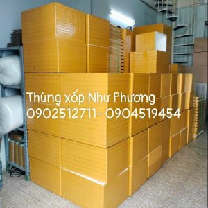 Thùng Xốp dán băng keo Như Phương